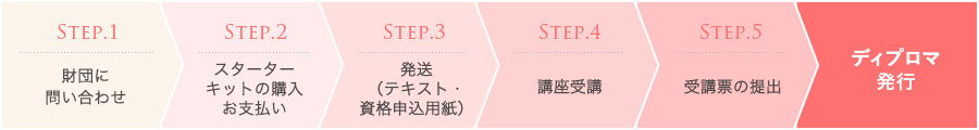 資格取得フロー
