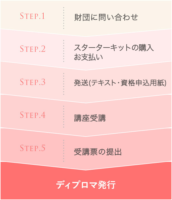 資格取得フロー