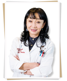 一般財団法人内面美容医学財団(IBMF)理事長の松山 夕稀己（まつやま ゆきこ）です。